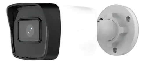 Câmera Hikvision DS-2CD1043G2-IU — bullet IP 4MP PoE com áudio e infravermelho de 30 metros