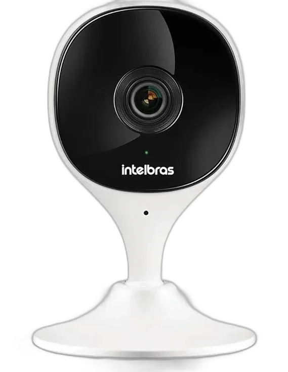 Câmera Wi-Fi interna Intelbras iMX Full HD com áudio bidirecional