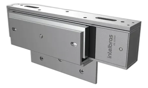 Fechadura Eletroímã Intelbras FE 10300 300kgf com sensor de porta cor prata