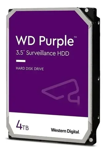 HD 4TB Western Digital WD Purple WD42PURZ para DVR e NVR de CFTV