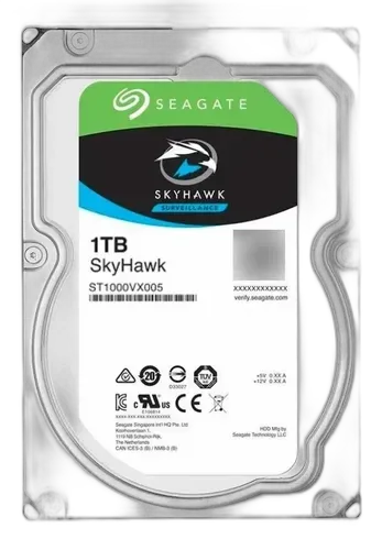 HD Seagate SkyHawk 1TB para CFTV e gravação 24 horas