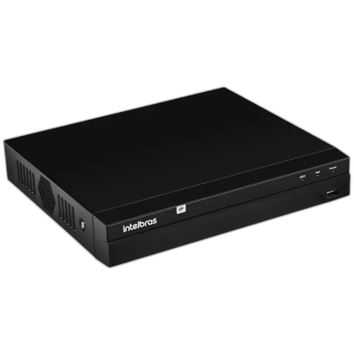 NVR 8 Canais PoE Intelbras NVD 1408 P com portas PoE integradas e saídas HDMI e VGA