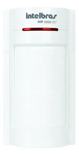 Sensor infravermelho PET Intelbras IVP 3000 para alarme