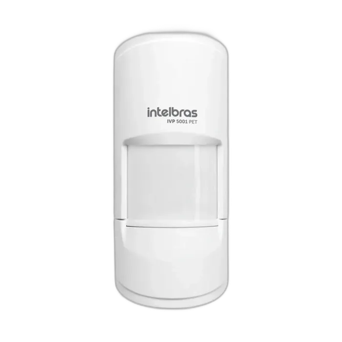 Sensor PIR Intelbras IVP 5001 PET SHIELD com cobertura 90 graus e alcance 12m
