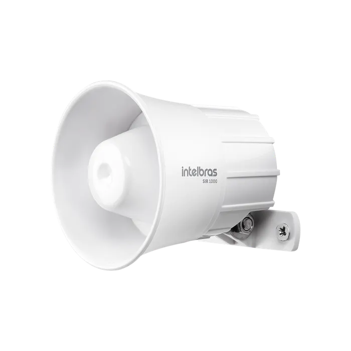 Sirene com fio Intelbras SIR 1000 de 105 dB para alarme