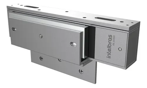 Fechadura Eletroímã Intelbras FE 10300 300kgf com sensor de porta cor prata - Imagem 1