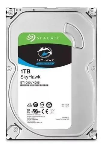 HD Seagate SkyHawk 1TB para CFTV e gravação 24 horas - Imagem 1