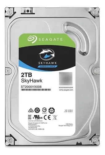 HD Seagate SkyHawk 2TB para CFTV e gravação contínua - Imagem 1