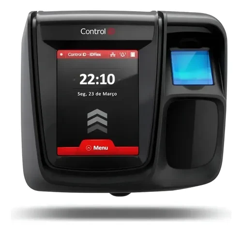Leitor de acesso Control iD iDFlex com biometria, cartão e opção facial - Imagem 1